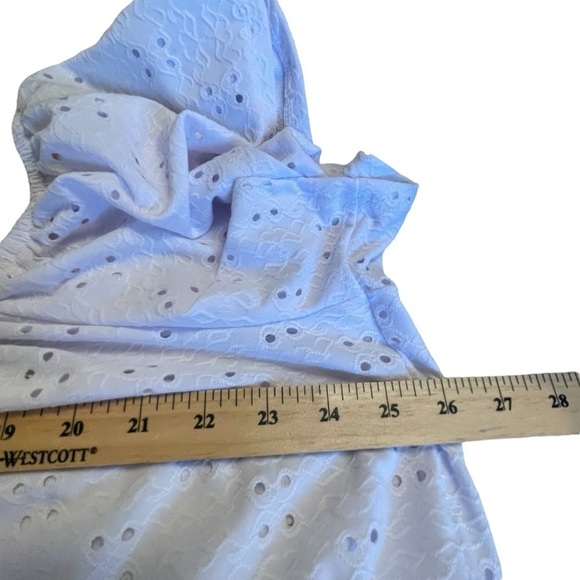 Kim & Cami White Stretchy Eyelet Top -Size 2X NWT- - Picture 7 of 8